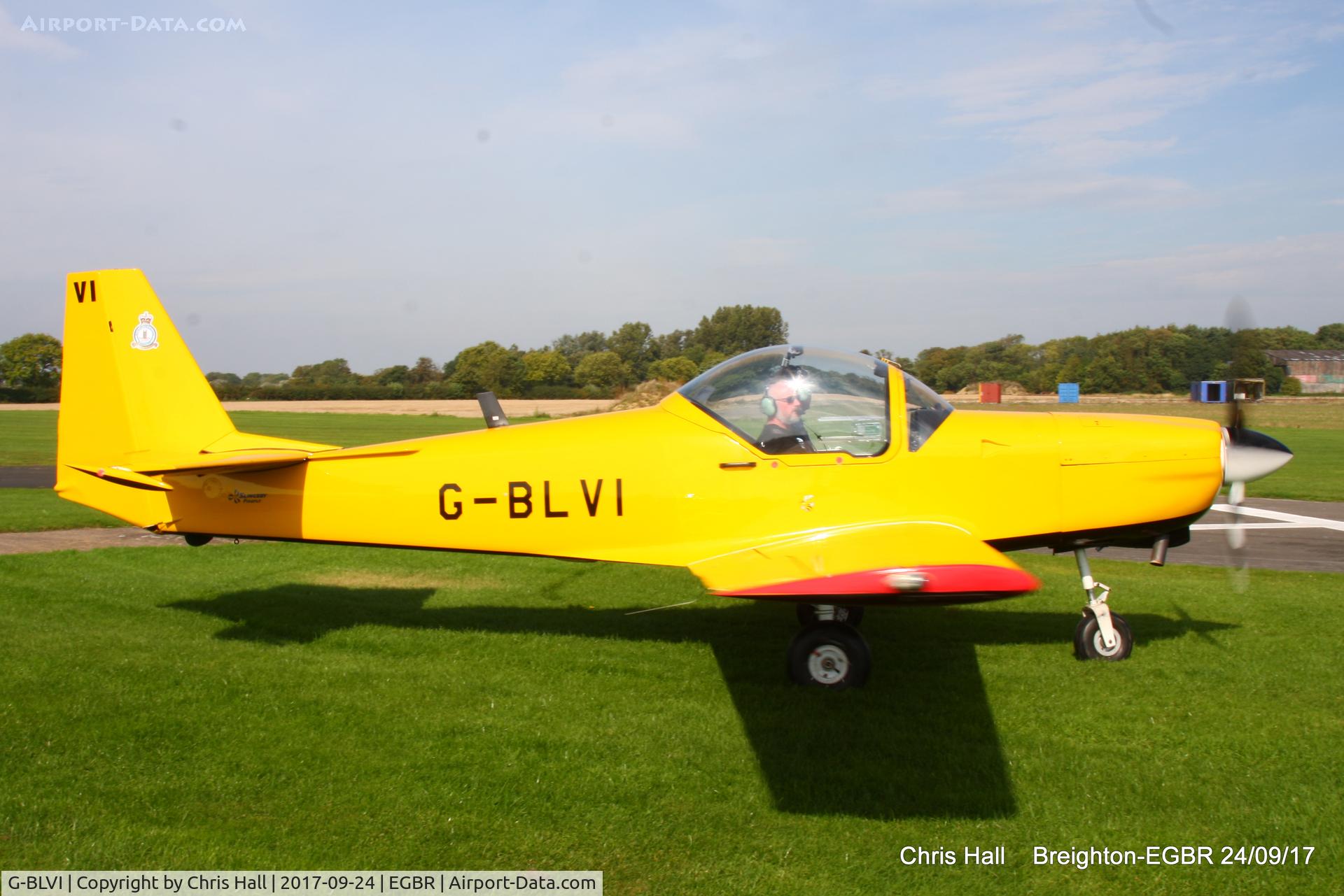 G-BLVI, 1986 Slingsby T-67M Firefly Mk2 C/N 2017, at Breighton