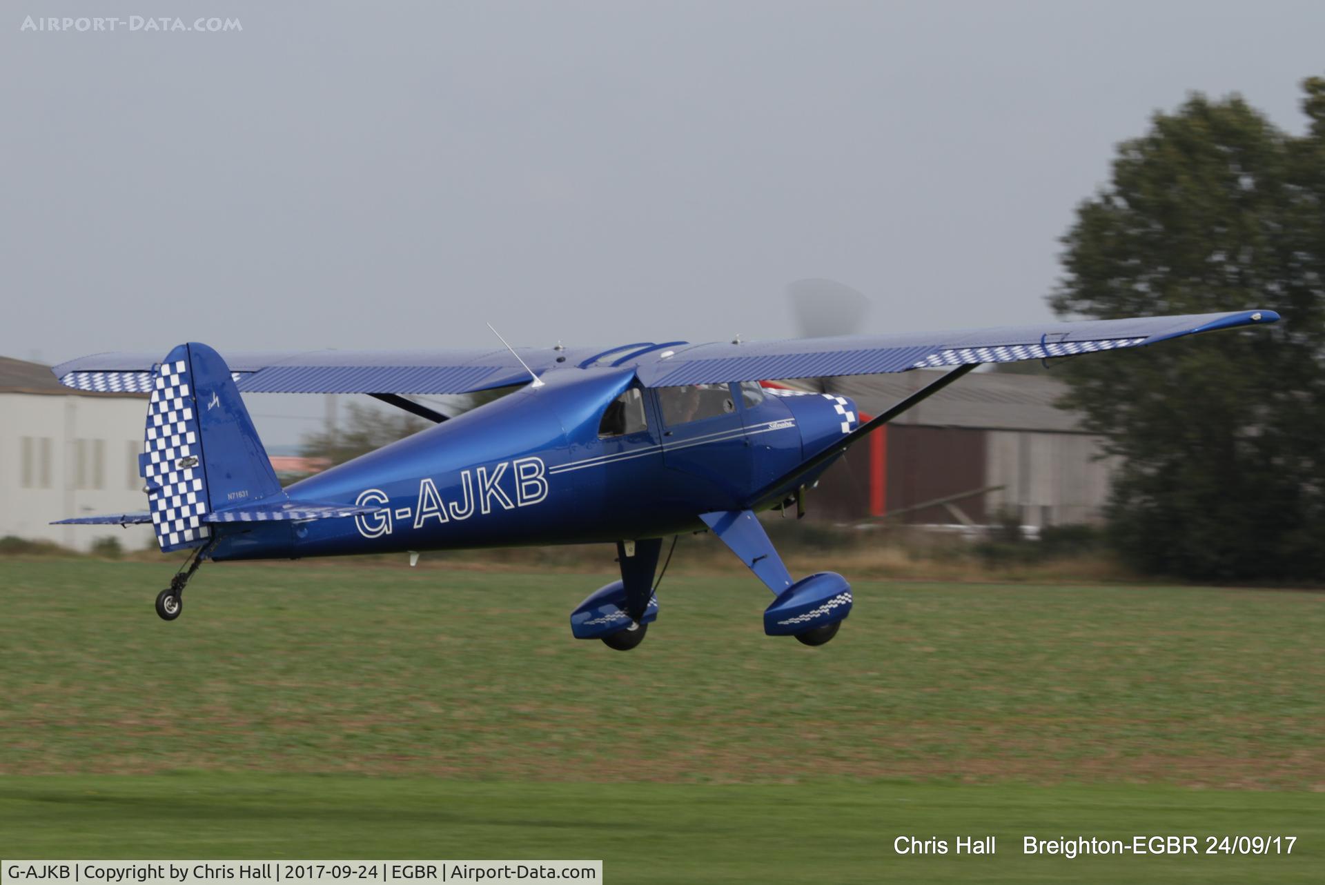 G-AJKB, 1946 Luscombe 8E Silvaire C/N 3058, at Breighton