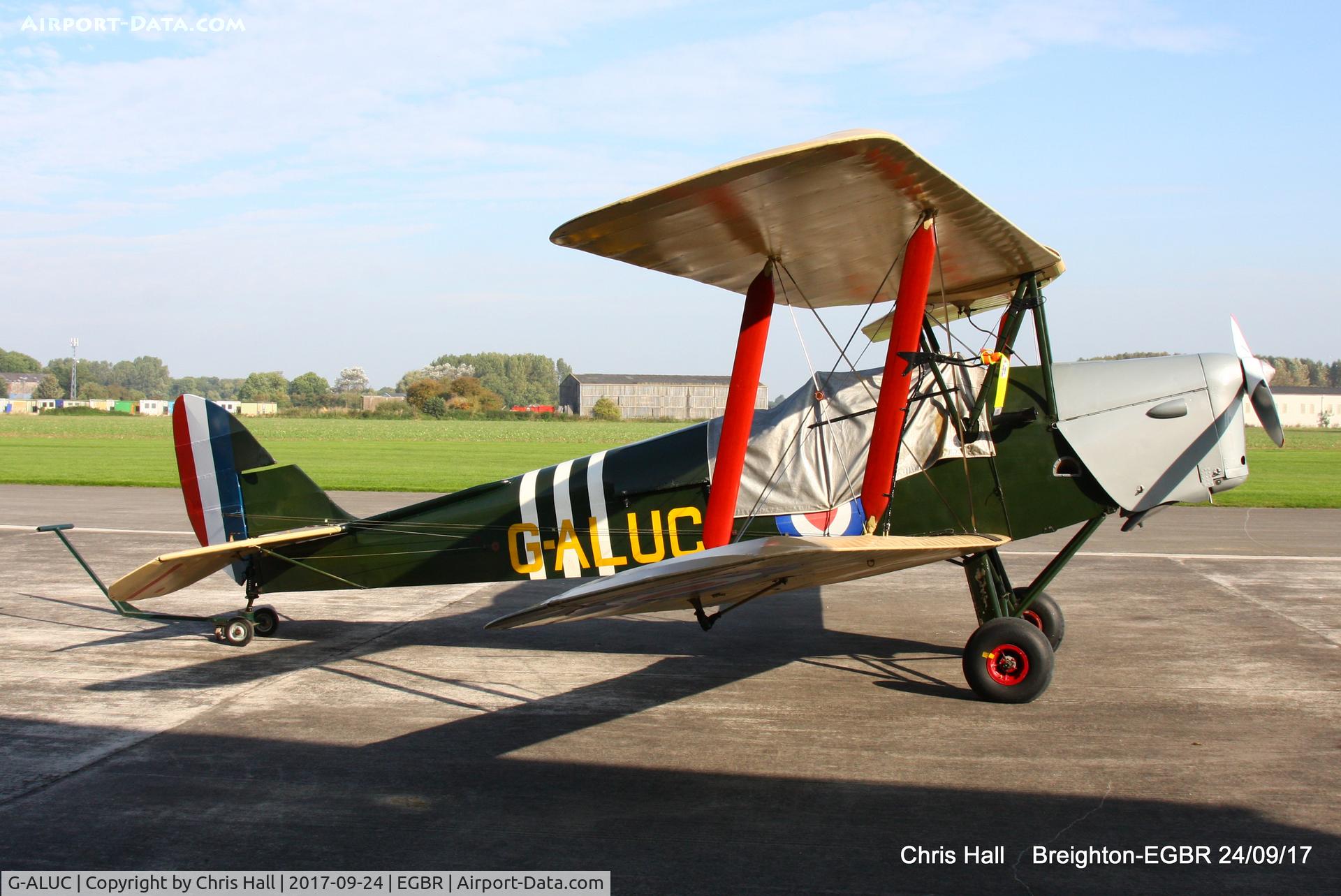 G-ALUC, 1940 De Havilland DH-82A Tiger Moth II C/N 83094, at Breighton