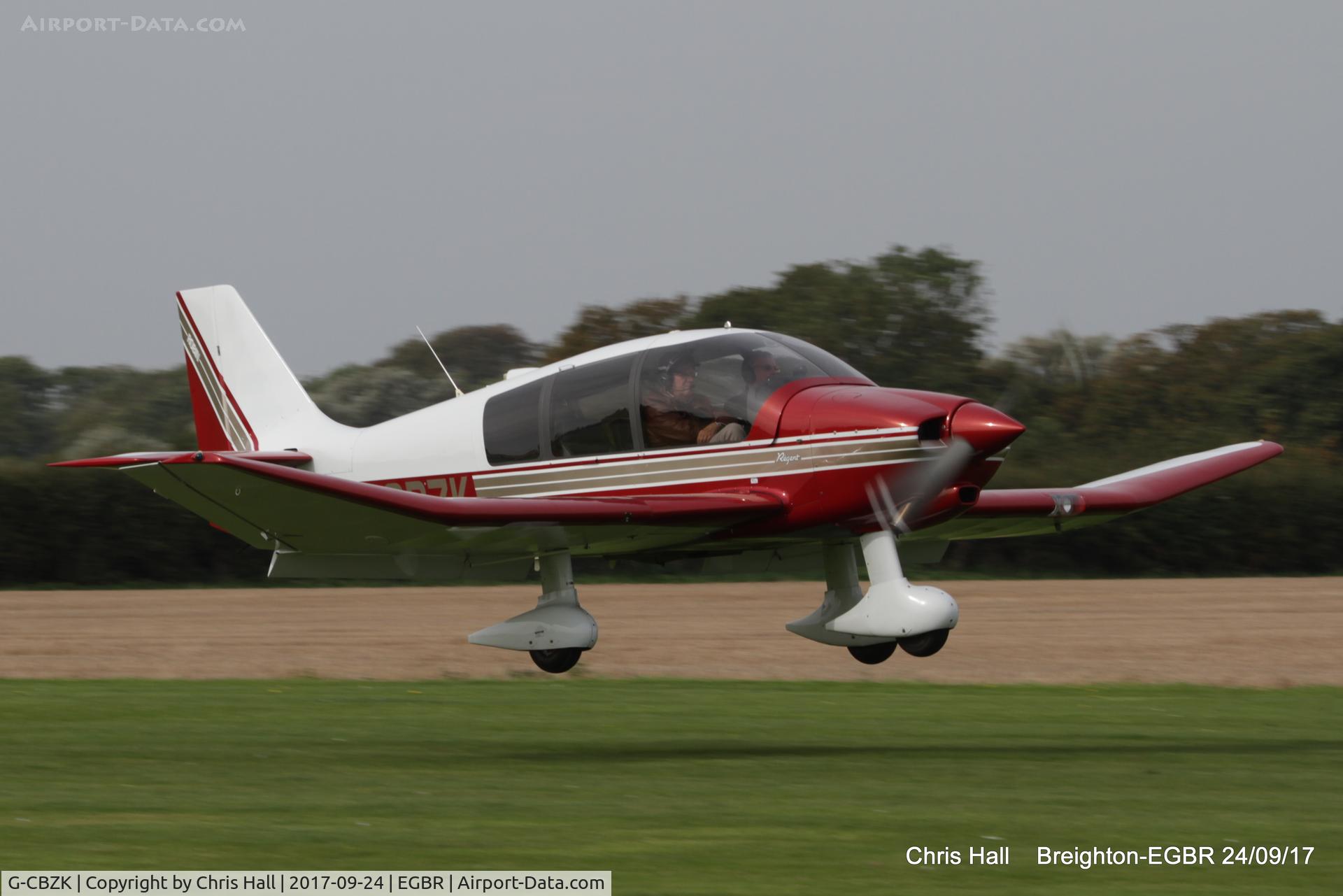 G-CBZK, 2002 Robin DR-400-180 Regent Regent C/N 2543, at Breighton