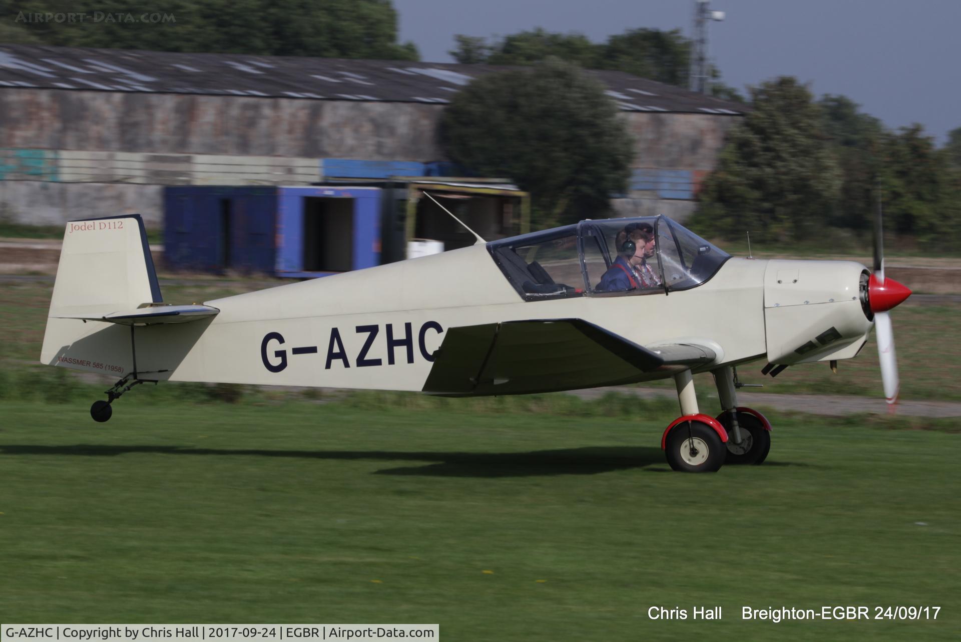 G-AZHC, 1958 Wassmer (Jodel) D-112 Club C/N 585, at Breighton