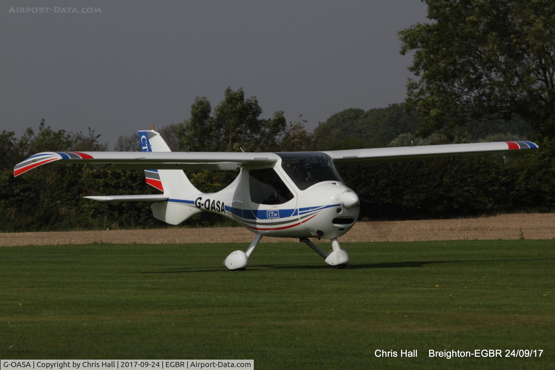 G-OASA, 2009 Flight Design CTSW C/N 8497, at Breighton
