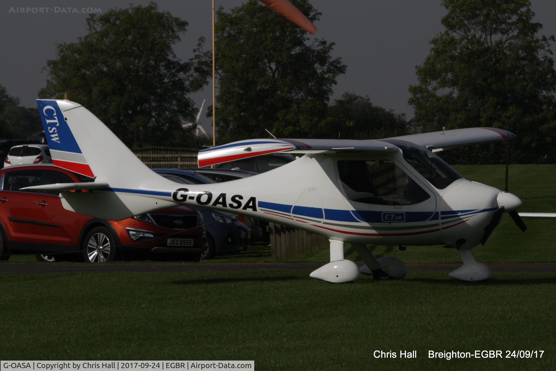 G-OASA, 2009 Flight Design CTSW C/N 8497, at Breighton
