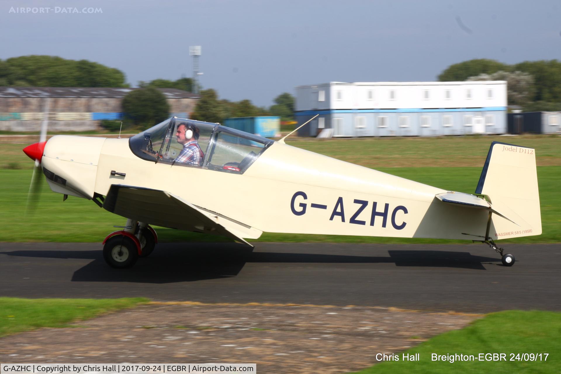 G-AZHC, 1958 Wassmer (Jodel) D-112 Club C/N 585, at Breighton