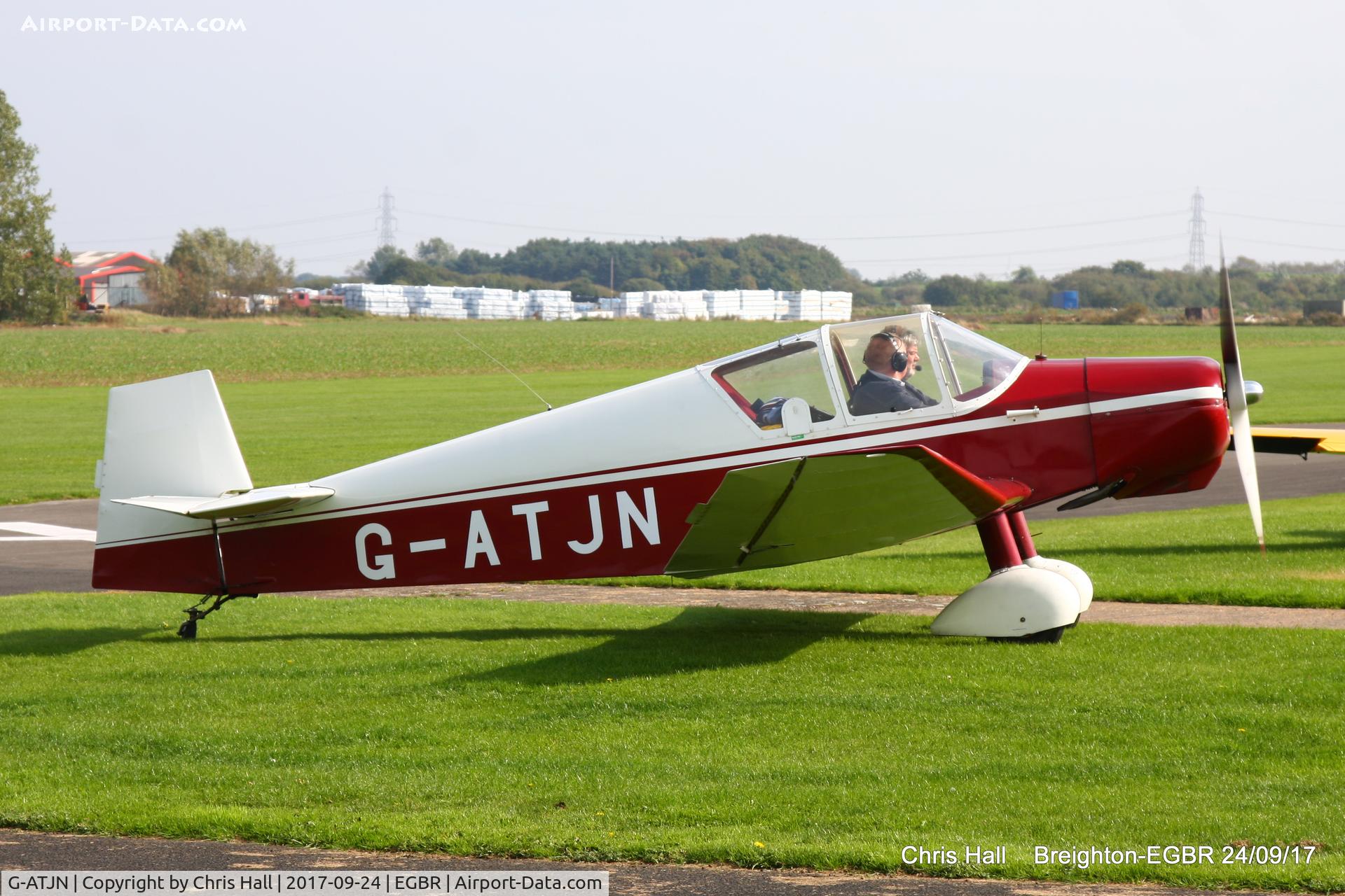 G-ATJN, 1958 Jodel D-119 C/N 863, at Breighton
