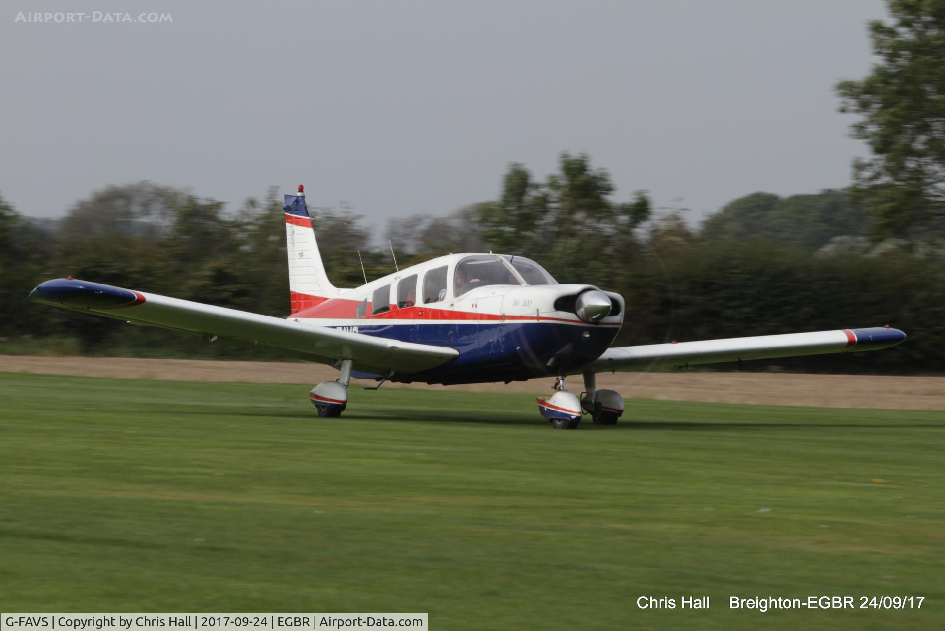 G-FAVS, 1975 Piper PA-32-300 Cherokee Six Cherokee Six C/N 32-7540091, at Breighton