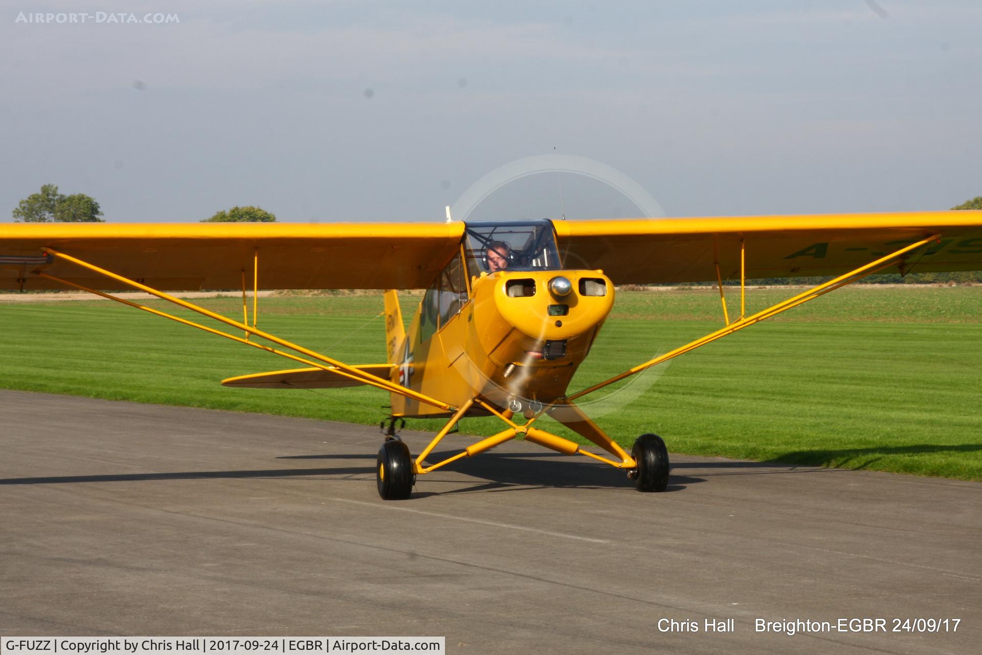 G-FUZZ, 1951 Piper L-18C Super Cub (PA-18-95) C/N 18-1016, at Breighton