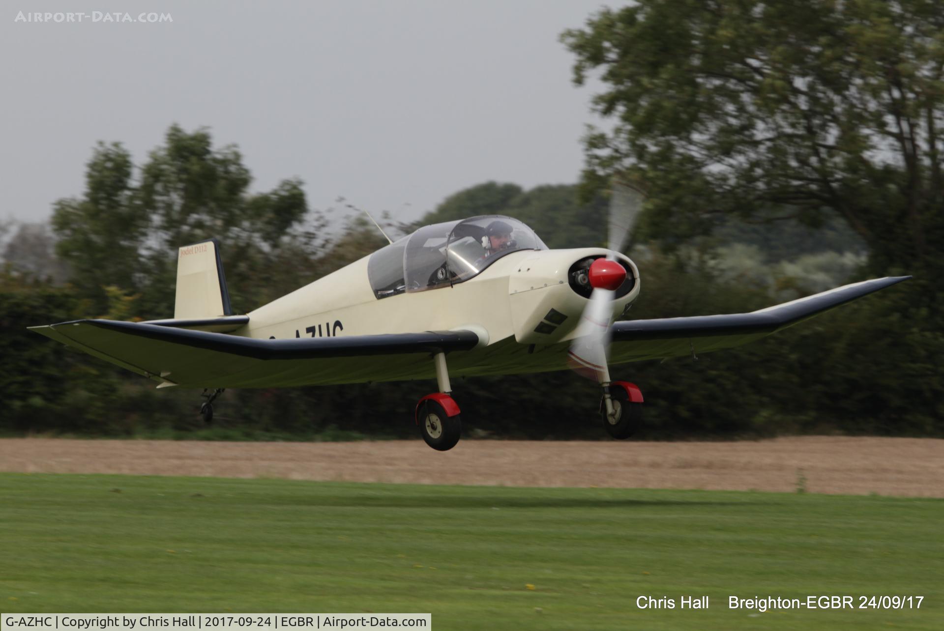 G-AZHC, 1958 Wassmer (Jodel) D-112 Club C/N 585, at Breighton