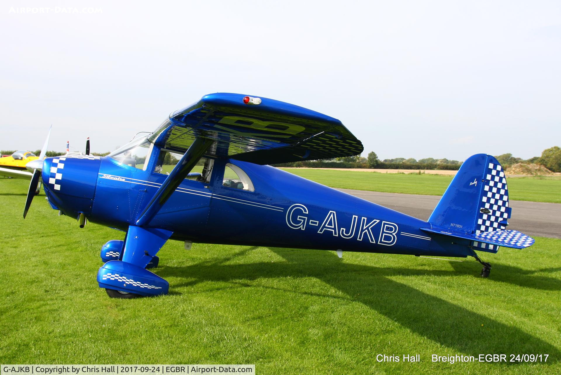 G-AJKB, 1946 Luscombe 8E Silvaire C/N 3058, at Breighton