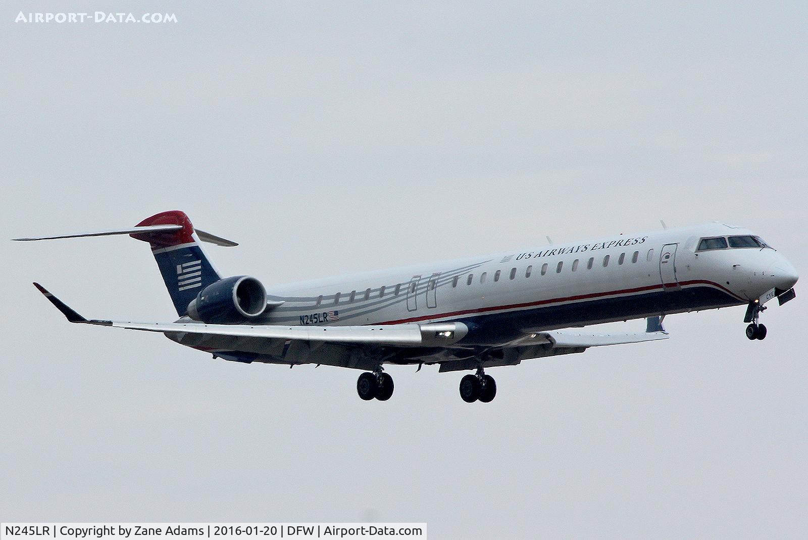N245LR, 2010 Bombardier CRJ-900ER (CL-600-2D24) C/N 15234, Arriving at DFW Airport