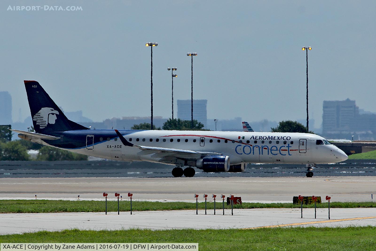 XA-ACE, 2012 Embraer 190AR (ERJ-190-100IGW) C/N 19000518, Departing DFW Airport