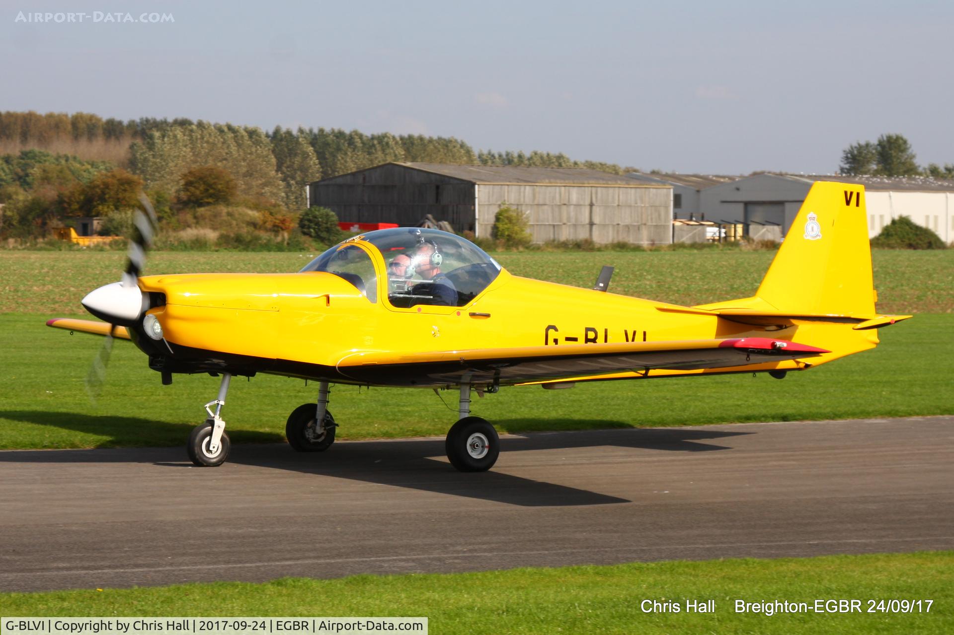 G-BLVI, 1986 Slingsby T-67M Firefly Mk2 C/N 2017, at Breighton