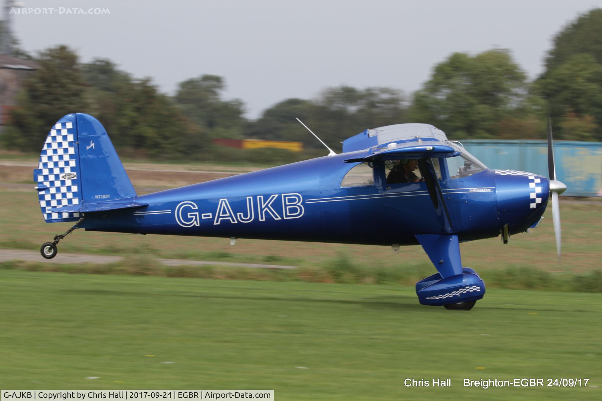 G-AJKB, 1946 Luscombe 8E Silvaire C/N 3058, at Breighton