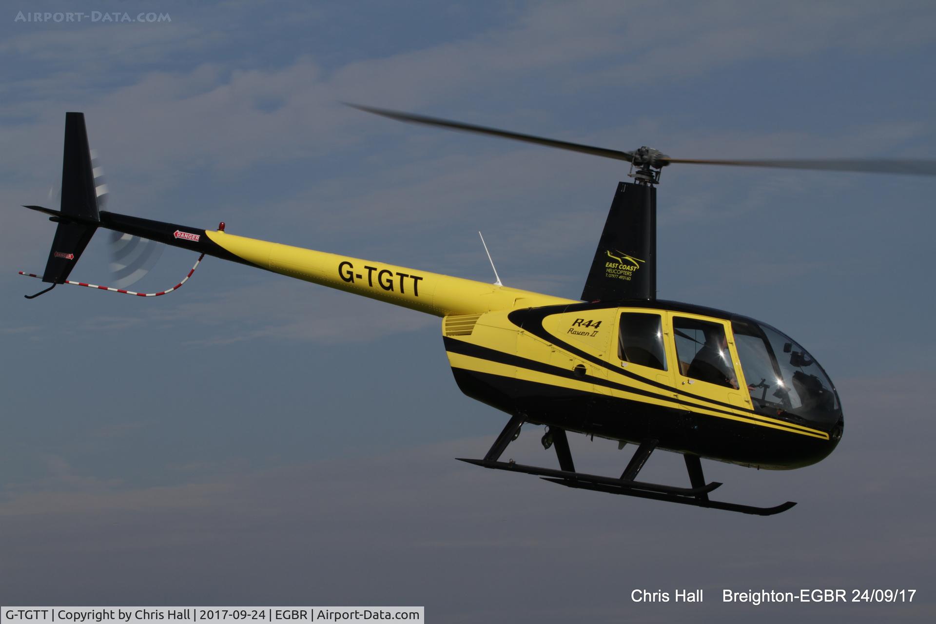 G-TGTT, 2002 Robinson R44 Raven II C/N 10023, at Breighton
