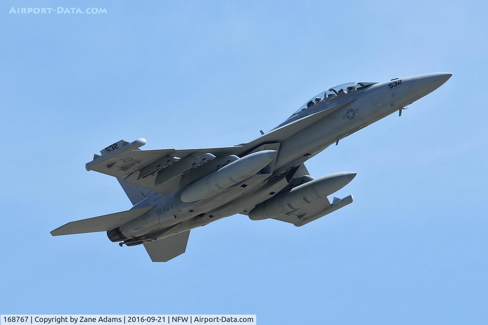 168767, 2015 Boeing EA-18G Growler C/N G-81, Departing NAS Fort Worth