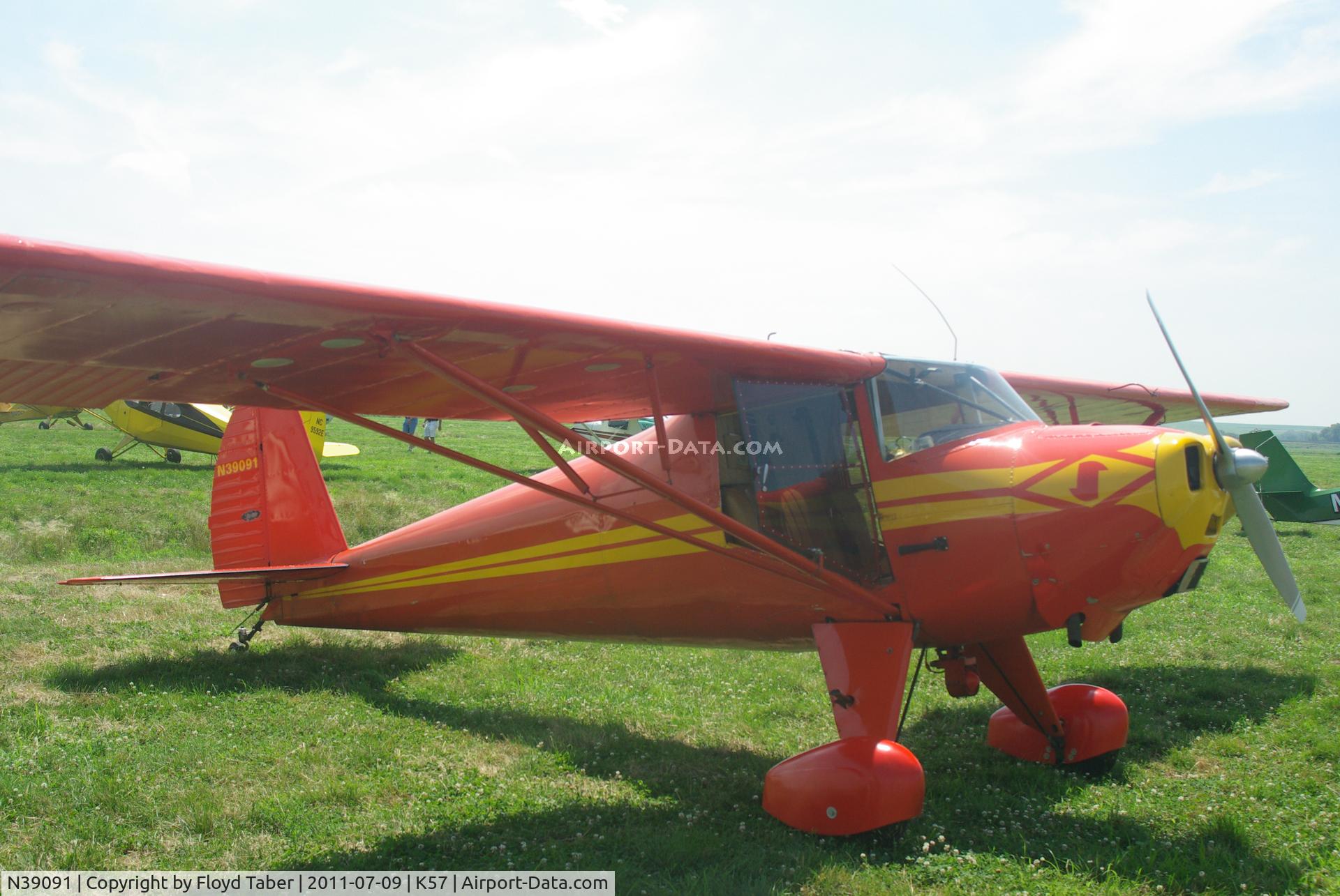 N39091, 1941 Luscombe 8A C/N 1852, At the Flying Wingnuts Airshow