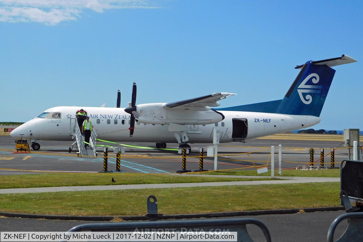 ZK-NEF, 2005 De Havilland Canada DHC-8-311 Dash 8 C/N 620, At New Plymouth