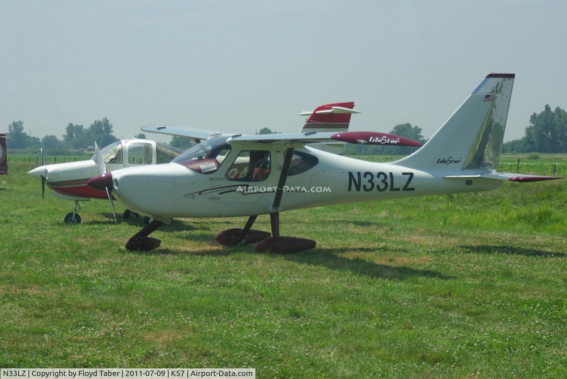 N33LZ, 2007 Glasair Glastar GS-1 C/N 5883, At the Flying Wingnuts Airshow