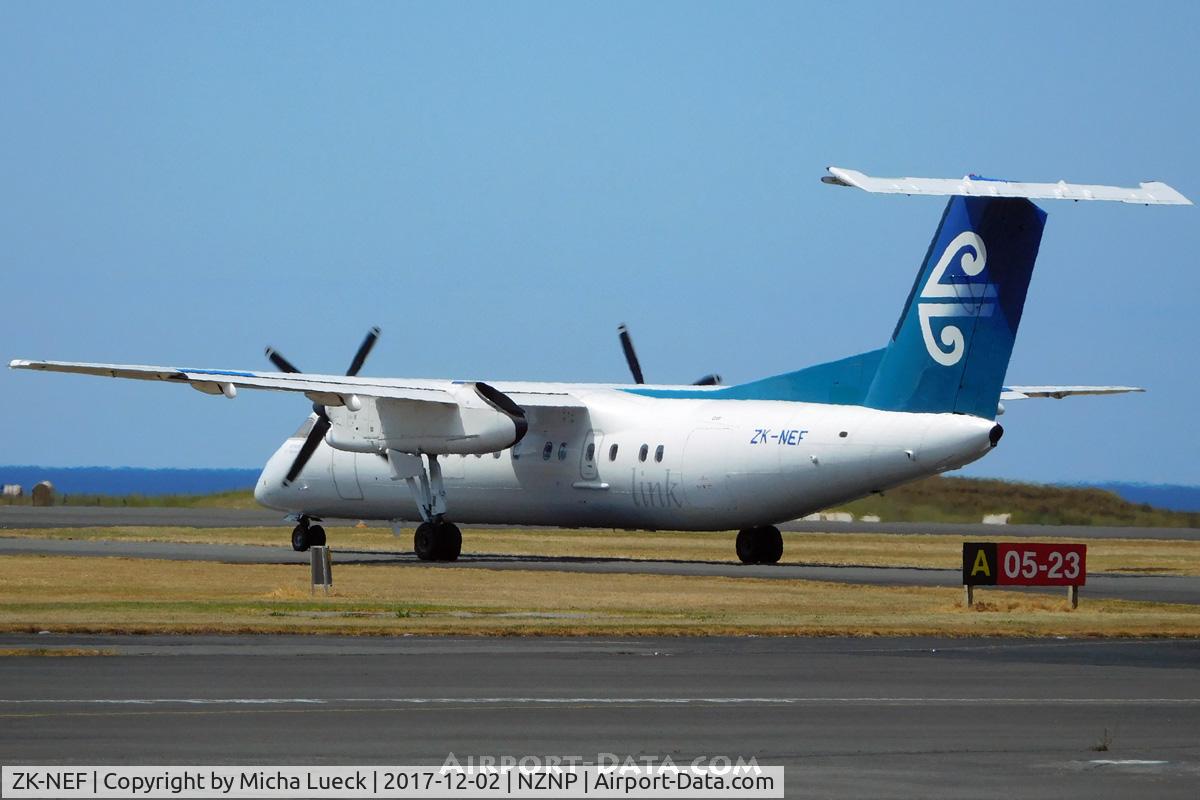 ZK-NEF, 2005 De Havilland Canada DHC-8-311 Dash 8 C/N 620, At New Plymouth