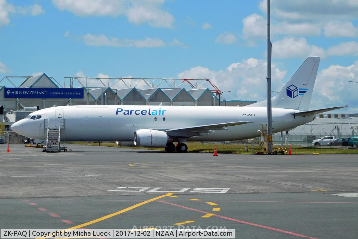 ZK-PAQ, 1992 Boeing 737-476 C/N 24443, At Auckland