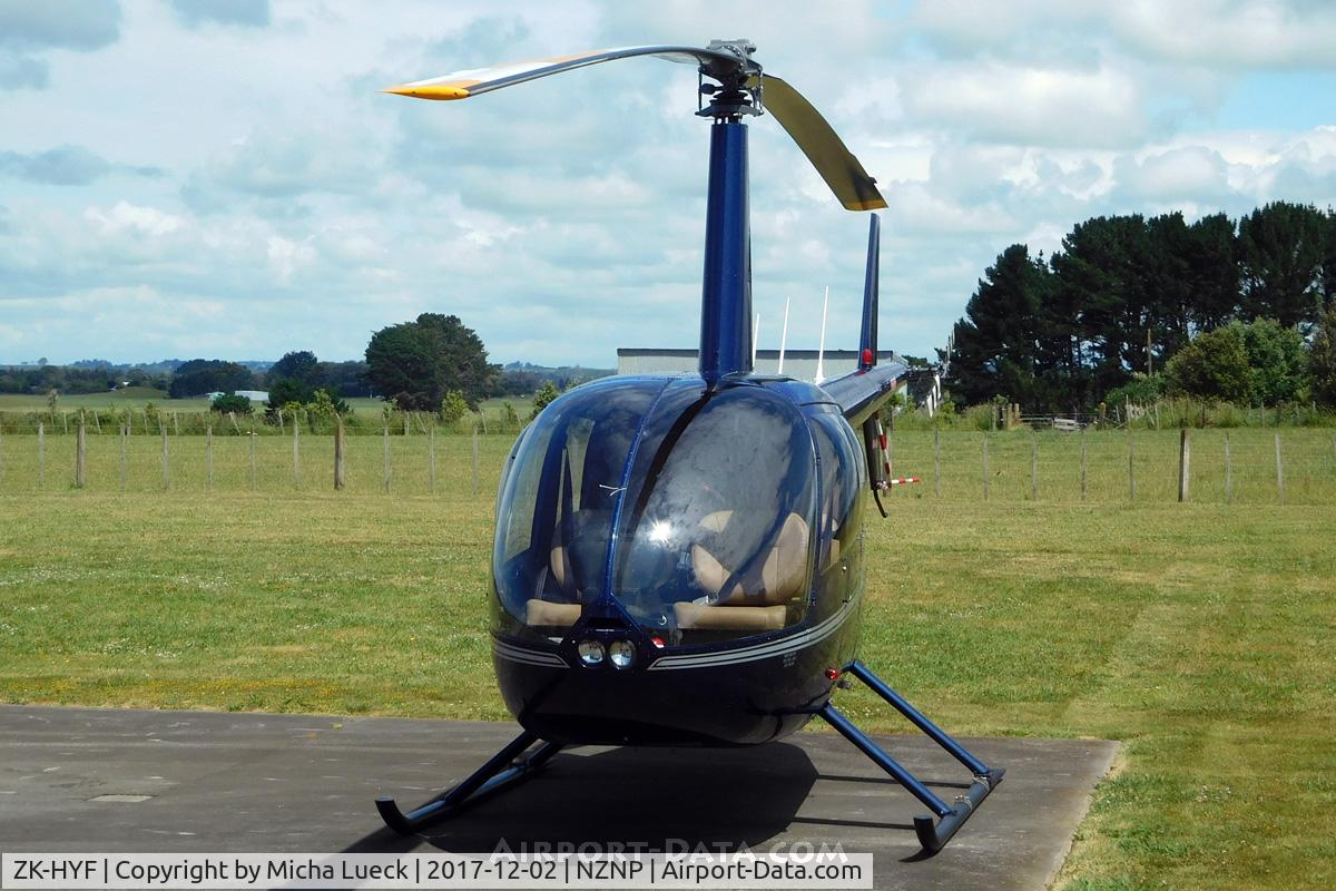 ZK-HYF, Robinson R44 II C/N 10223, At New Plymouth