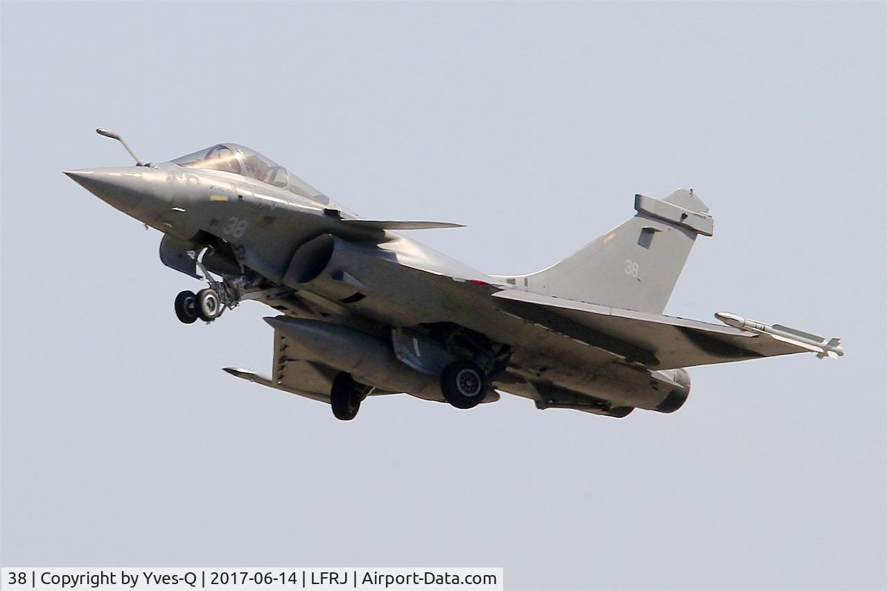 38, 2013 Dassault Rafale M C/N 38, Dassault Rafale M, Take off rwy 26, Landivisiau Naval Air Base (LFRJ) Tiger Meet 2017