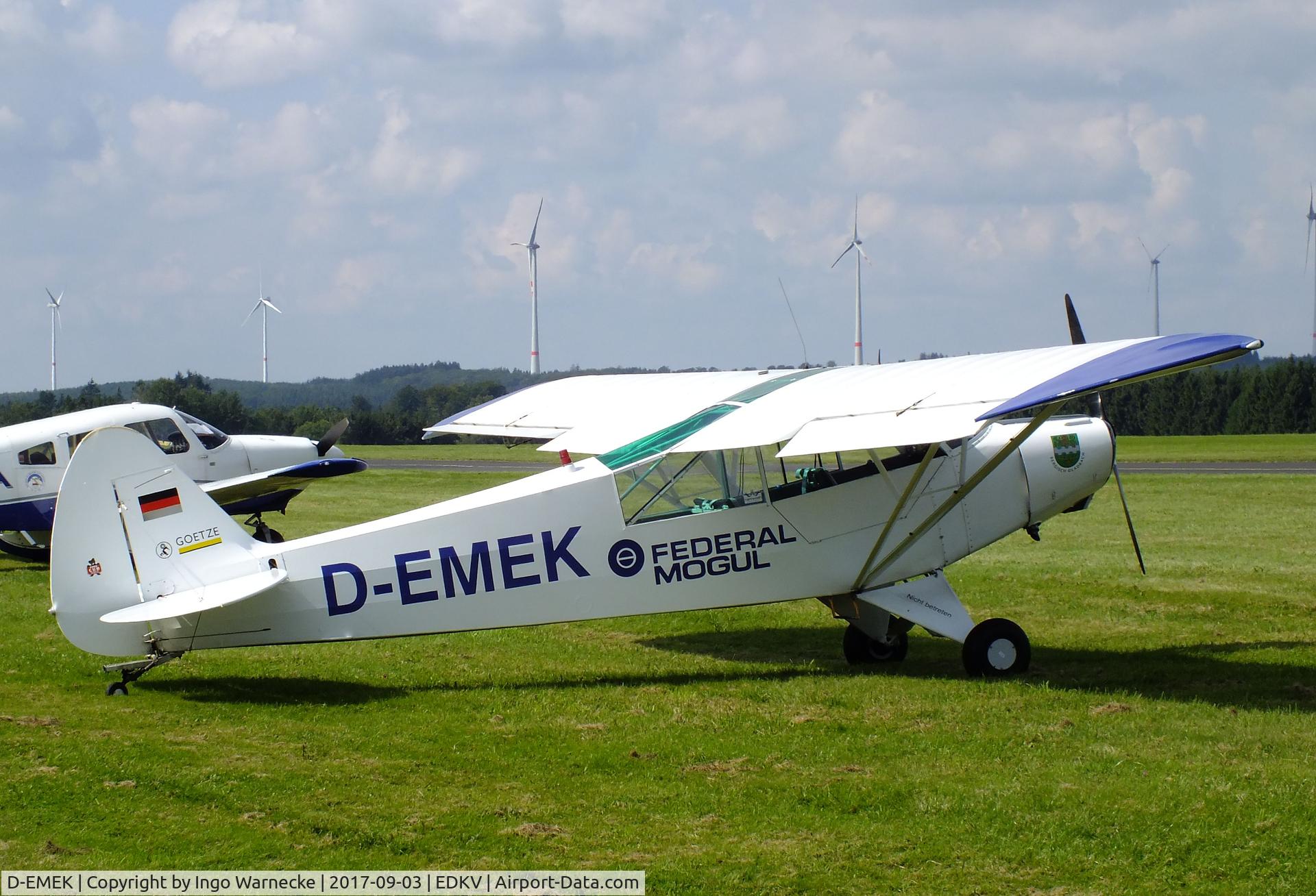 D-EMEK, 1954 Piper L-18C Super Cub (PA-18-95) C/N 18-3433, Piper PA-18-90 Super Cub at the Dahlemer Binz 60th jubilee airfield display