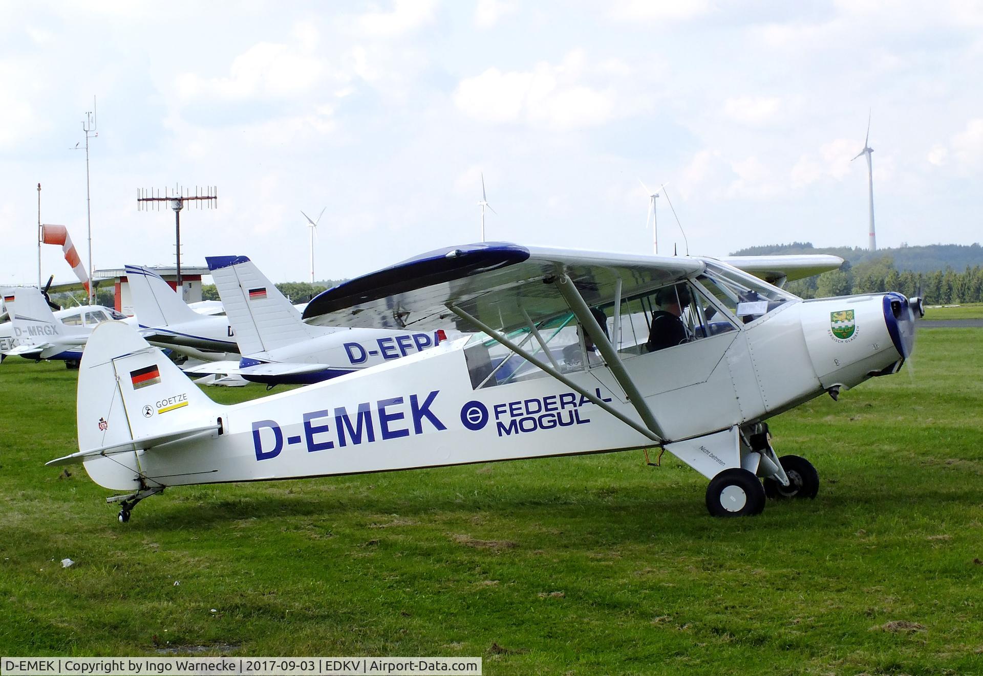 D-EMEK, 1954 Piper L-18C Super Cub (PA-18-95) C/N 18-3433, Piper PA-18-90 Super Cub at the Dahlemer Binz 60th jubilee airfield display