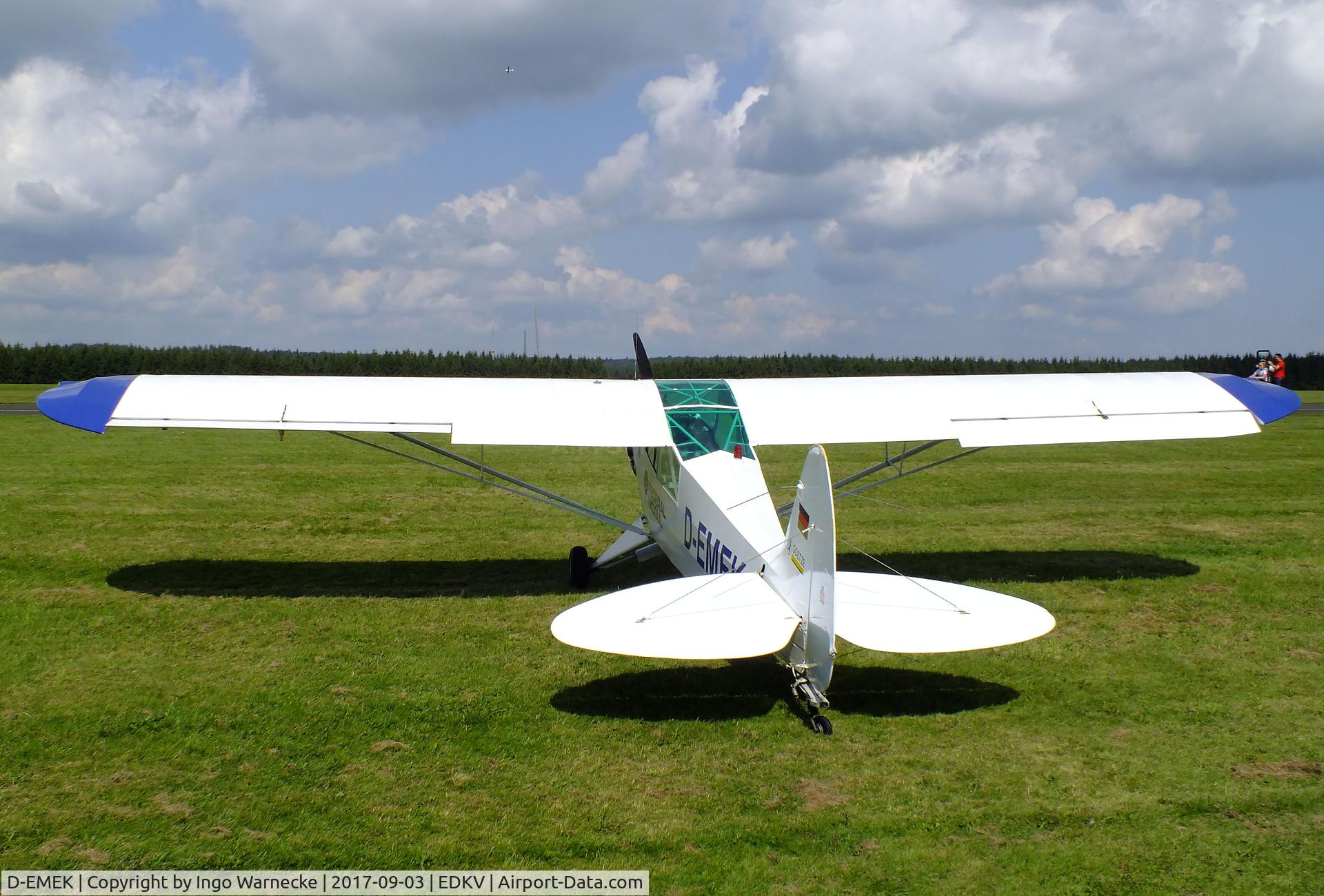 D-EMEK, 1954 Piper L-18C Super Cub (PA-18-95) C/N 18-3433, Piper PA-18-90 Super Cub at the Dahlemer Binz 60th jubilee airfield display