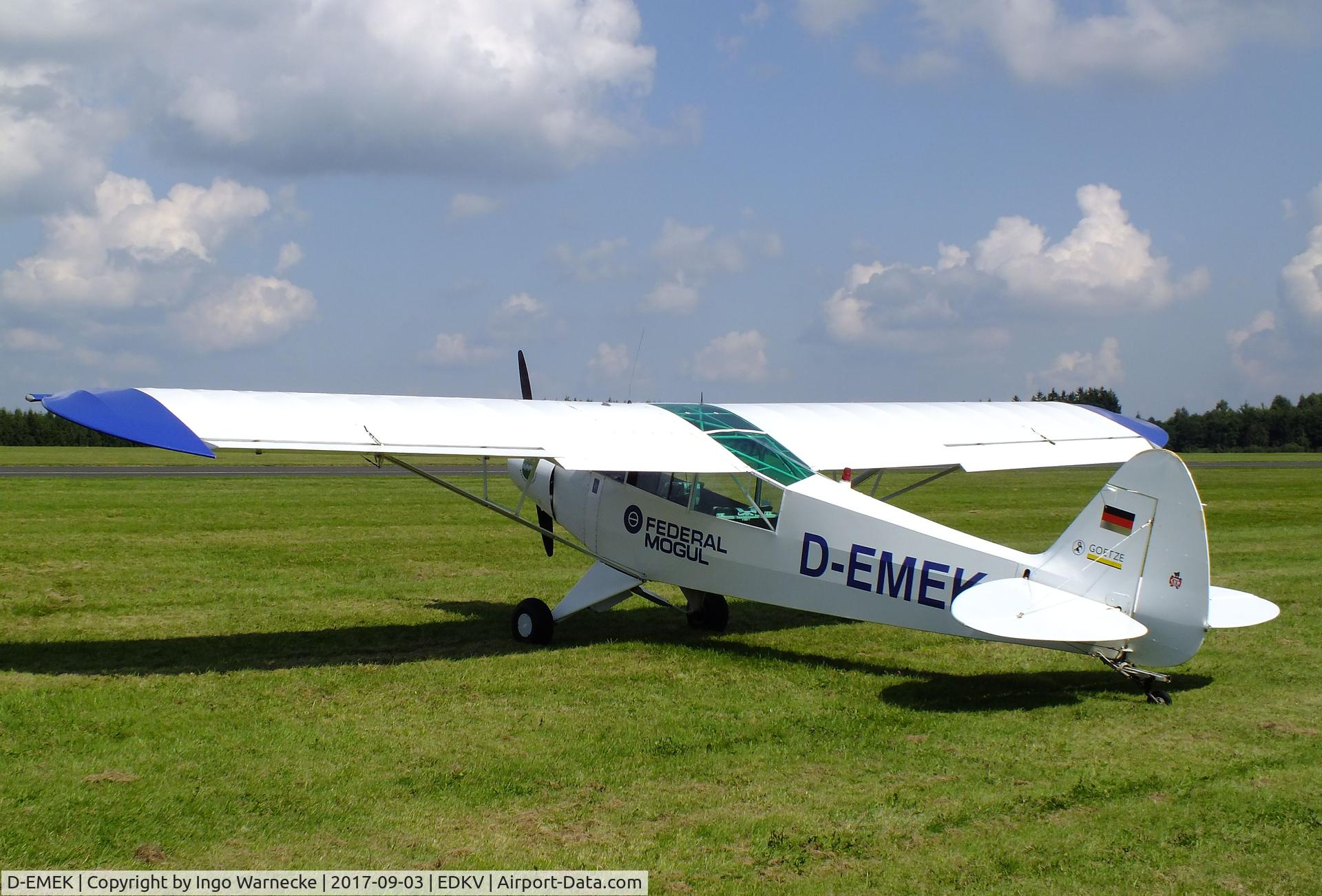 D-EMEK, 1954 Piper L-18C Super Cub (PA-18-95) C/N 18-3433, Piper PA-18-90 Super Cub at the Dahlemer Binz 60th jubilee airfield display