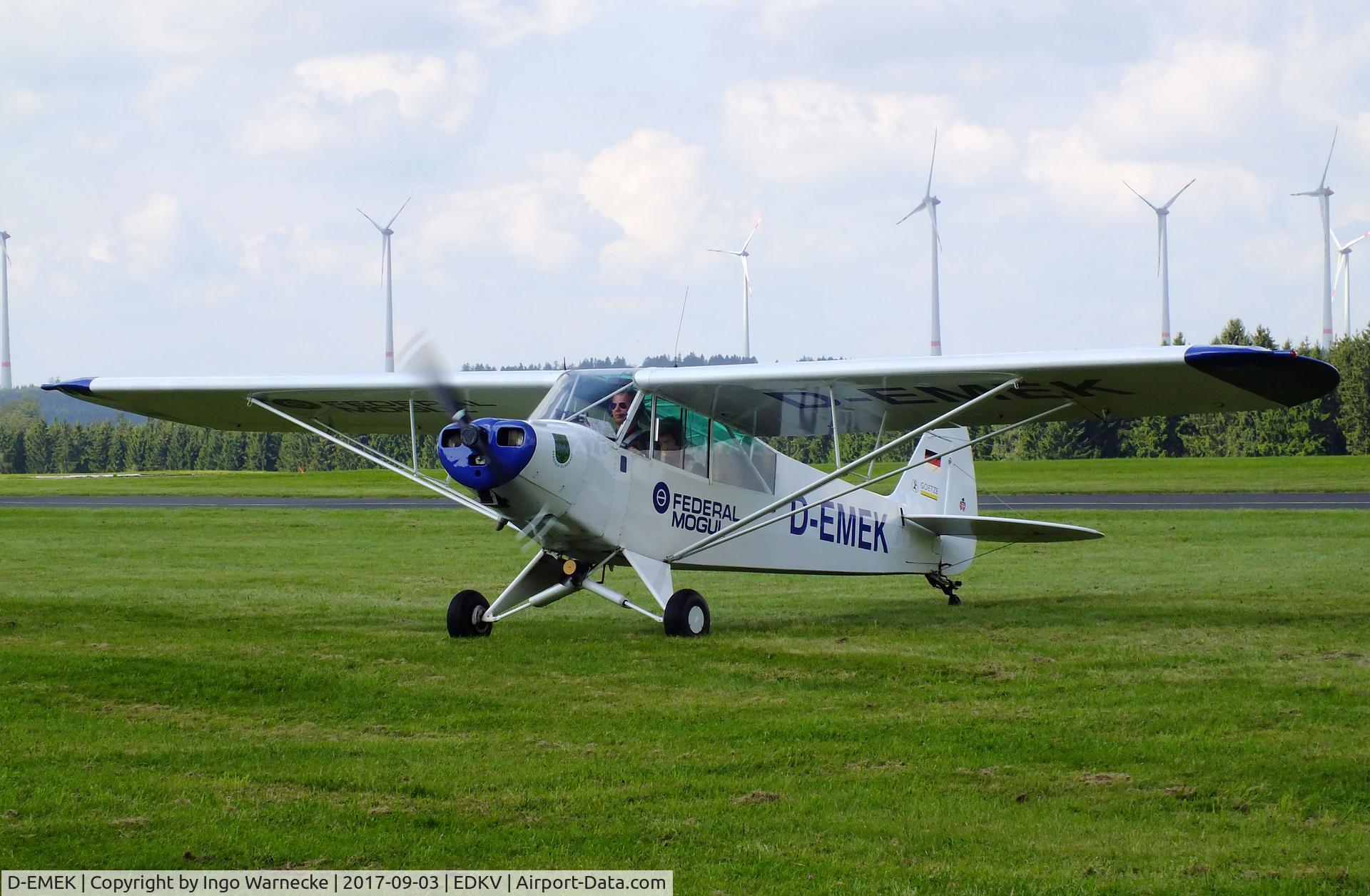 D-EMEK, 1954 Piper L-18C Super Cub (PA-18-95) C/N 18-3433, Piper PA-18-90 Super Cub at the Dahlemer Binz 60th jubilee airfield display