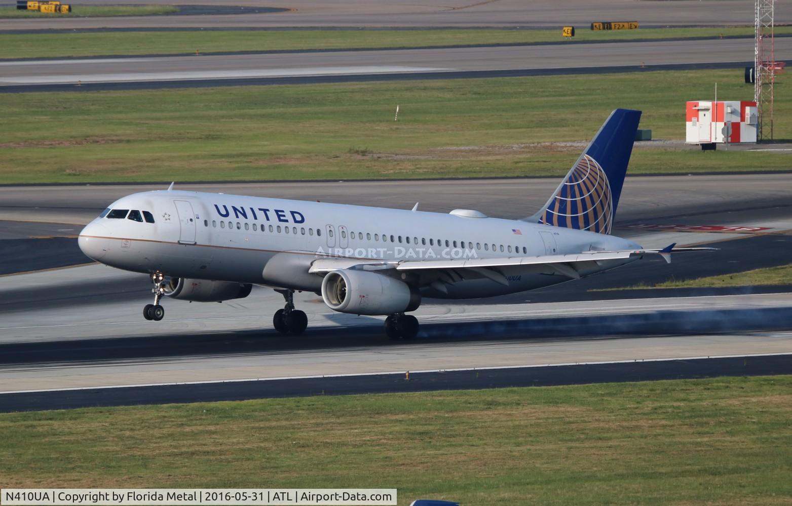 N410UA, 1994 Airbus A320-232 C/N 463, United