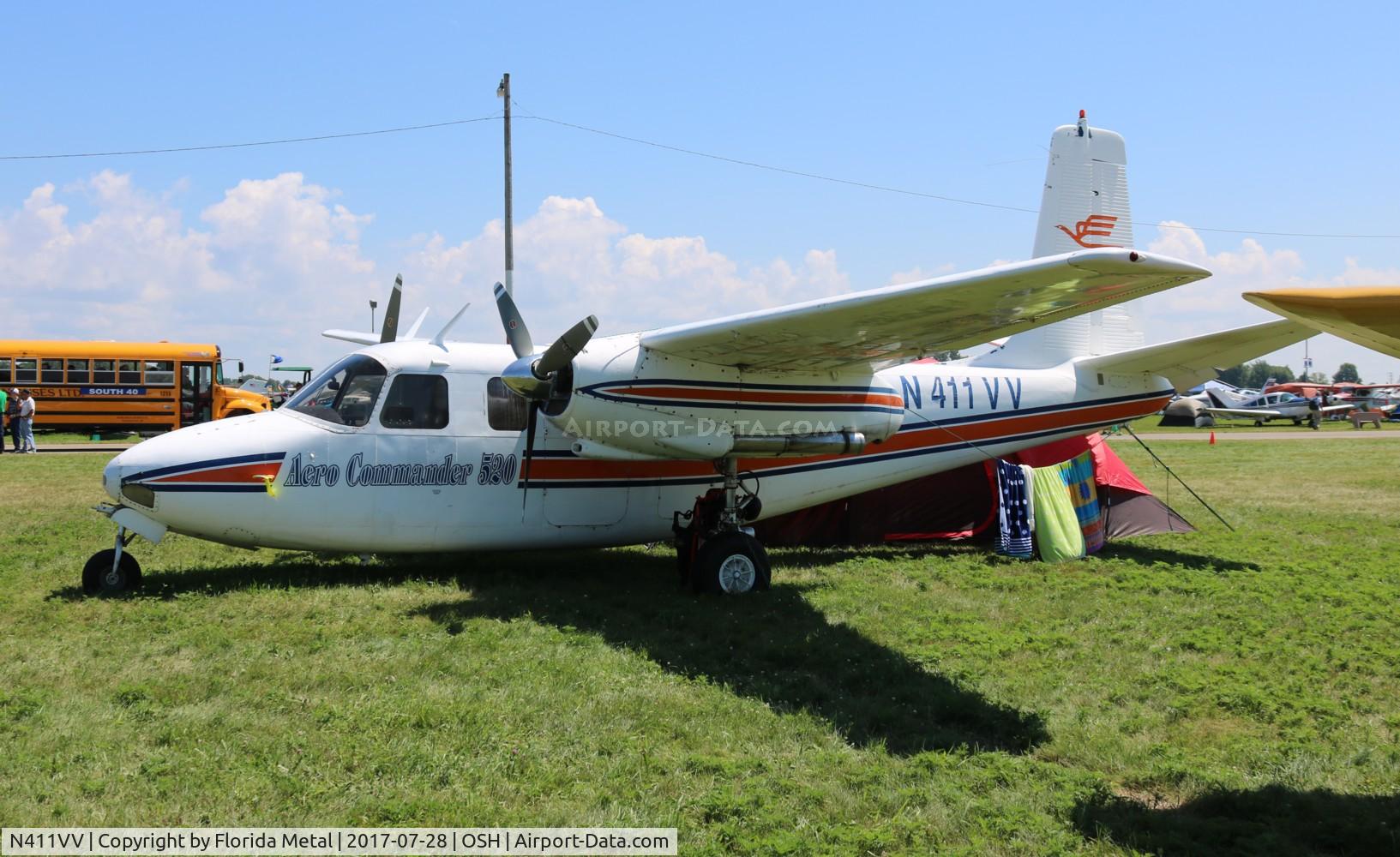 N411VV, 1952 Aero Commander 520 C/N 520-39, Aero Commander 520