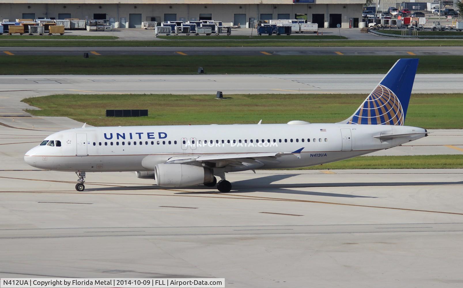 N412UA, 1994 Airbus A320-232 C/N 465, United