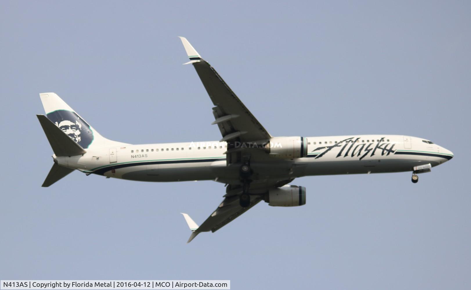 N413AS, 2013 Boeing 737-900/ER C/N 35205, Alaska