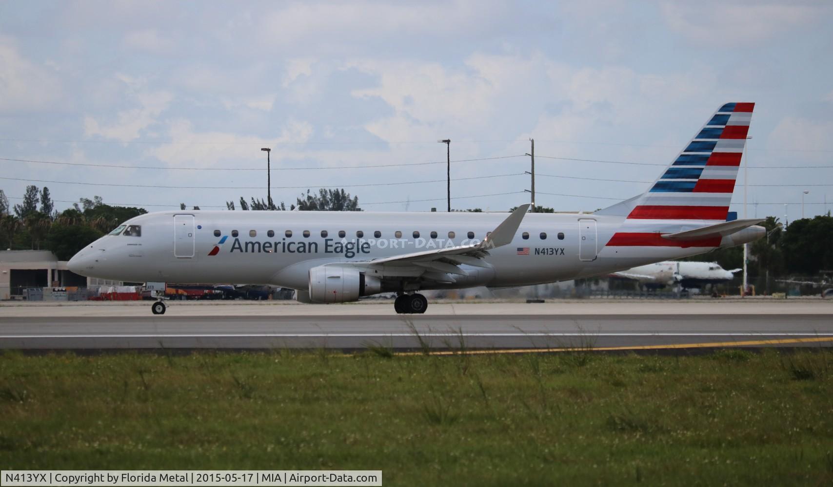 N413YX, 2013 Embraer 175LR (ERJ-170-200LR) C/N 17000376, American Eagle