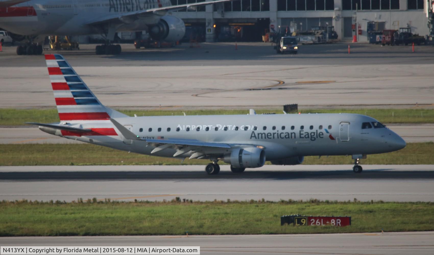 N413YX, 2013 Embraer 175LR (ERJ-170-200LR) C/N 17000376, American Eagle