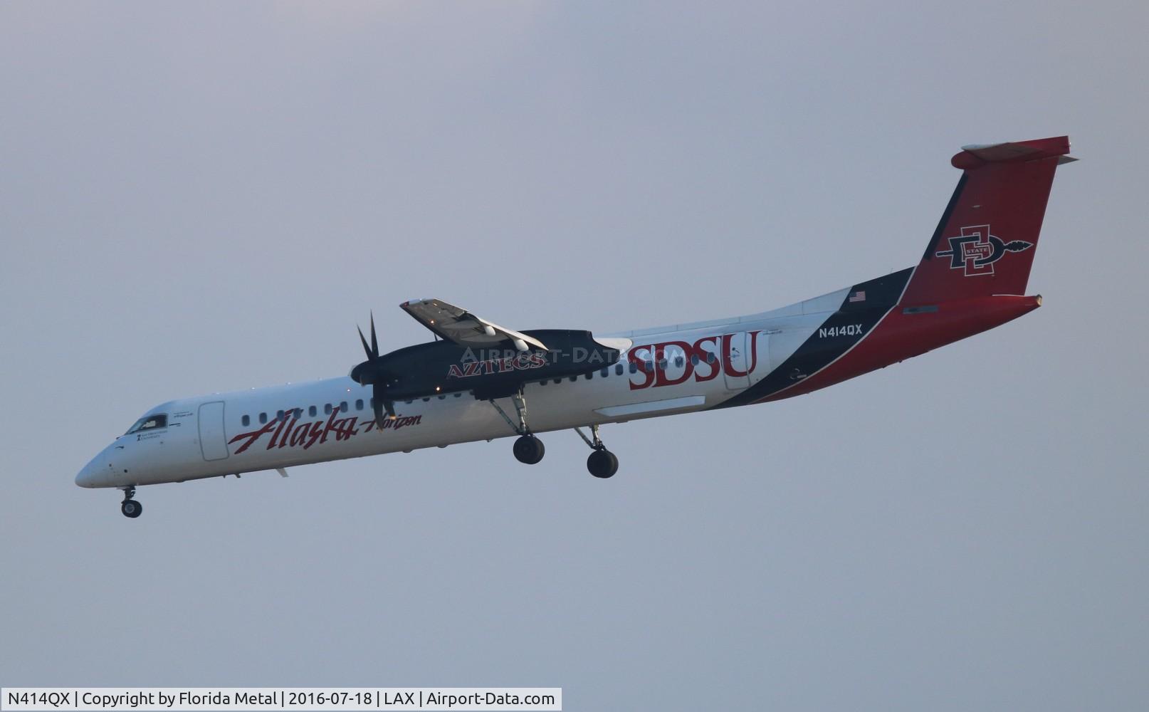 N414QX, 2002 Bombardier DHC-8-402 Dash 8 C/N 4061, San Diego State University