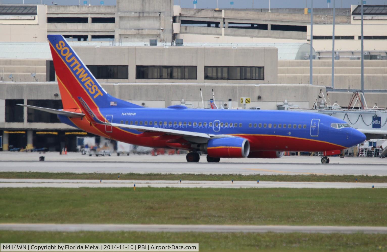 N414WN, 2001 Boeing 737-7H4 C/N 29820, Southwest
