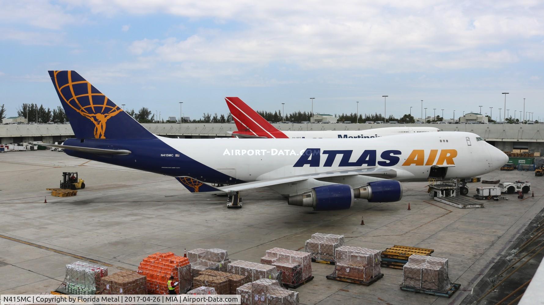 N415MC, 2002 Boeing 747-47UF C/N 32837, Atlas
