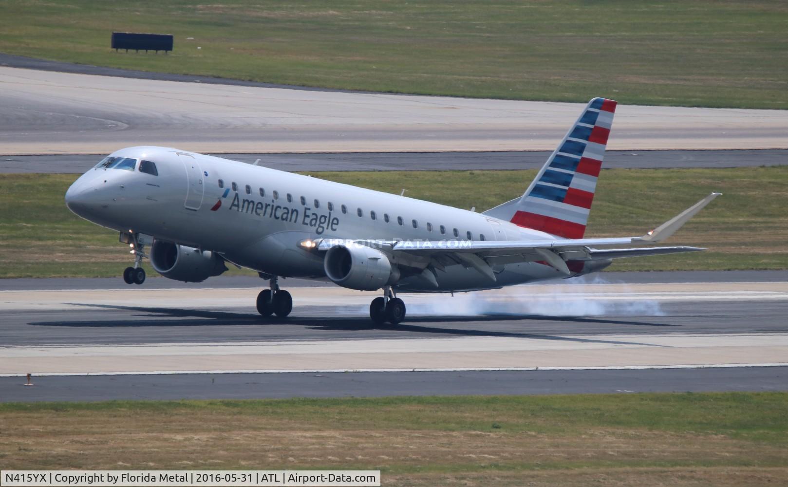 N415YX, 2013 Embraer 175LR (ERJ-170-200LR) C/N 17000378, American Eagle