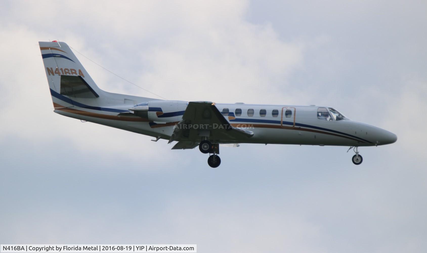 N416BA, 1996 Cessna 560 Citation Ultra C/N 560-0359, Citation 560