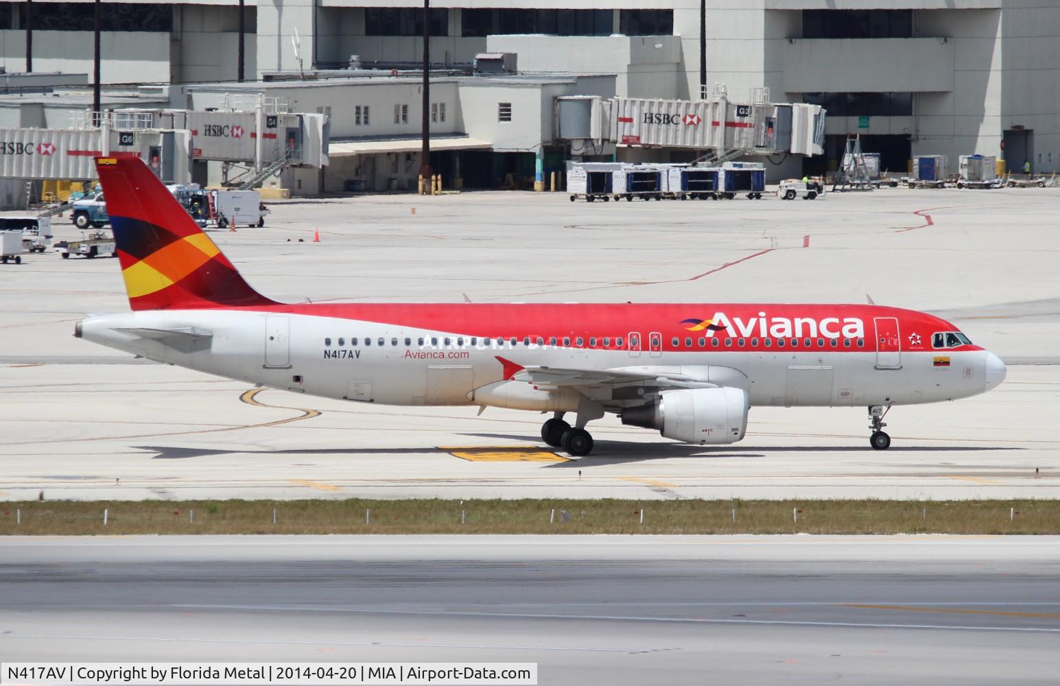 N417AV, 2010 Airbus A320-214 C/N 4175, Avianca
