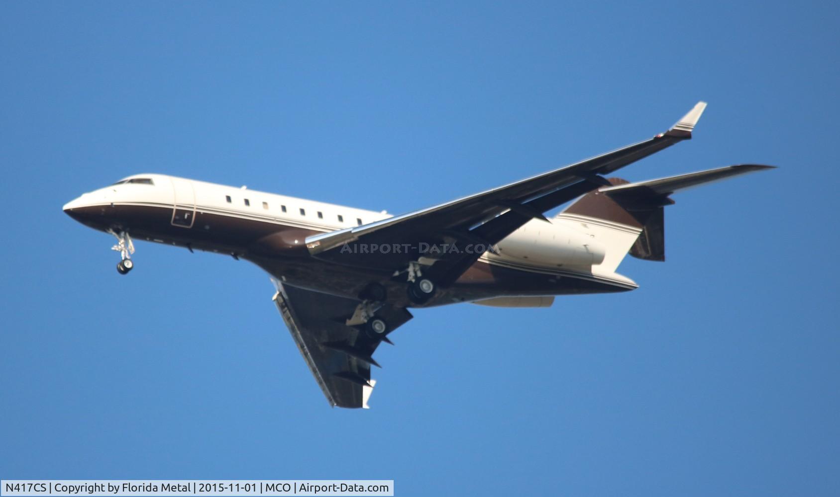N417CS, 2007 Bombardier BD-700-1A11 Global 5000 C/N 9255, Global 5000