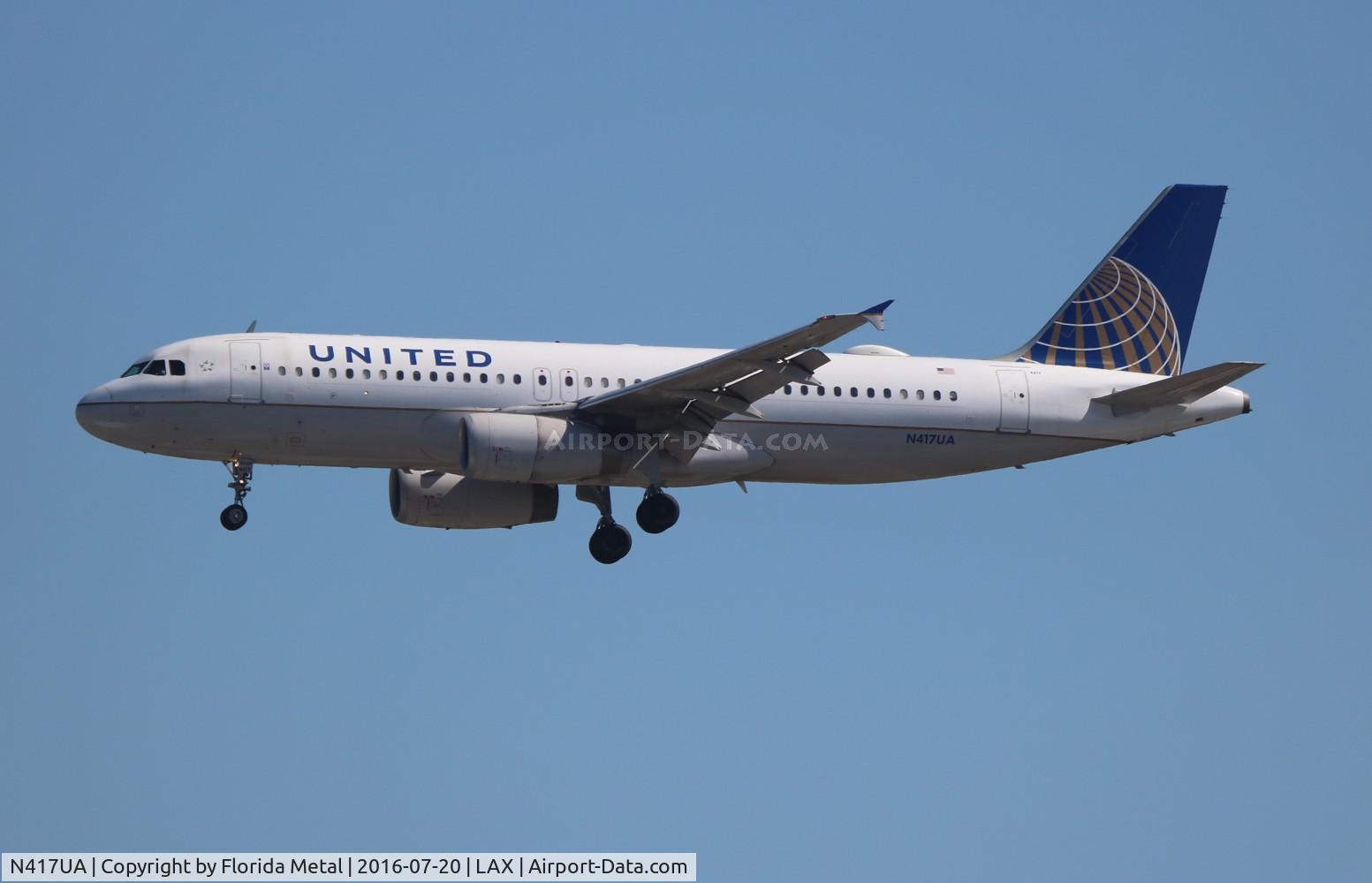 N417UA, 1994 Airbus A320-232 C/N 483, United