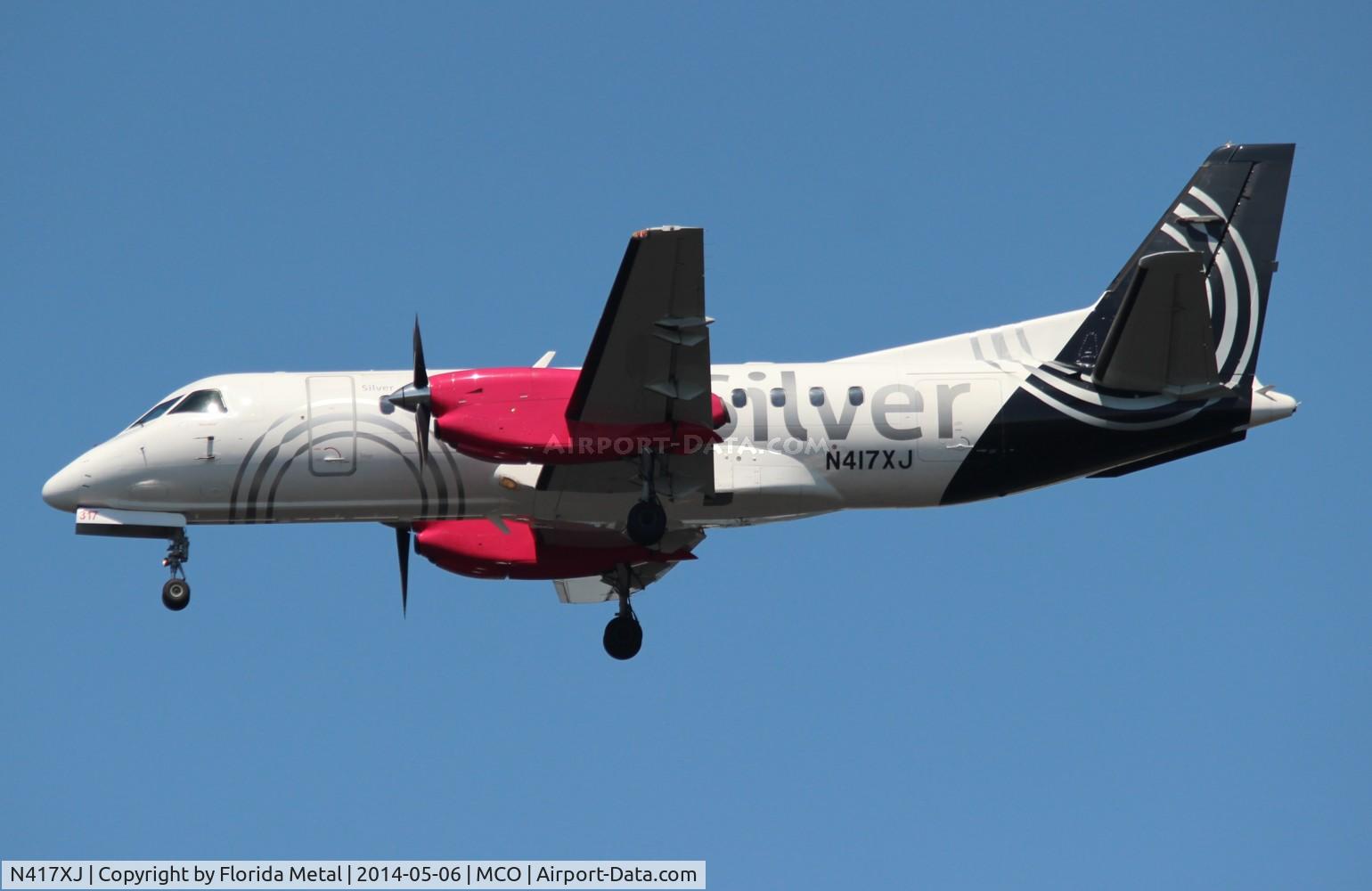 N417XJ, Saab 340B C/N 340B417, Silver Airways