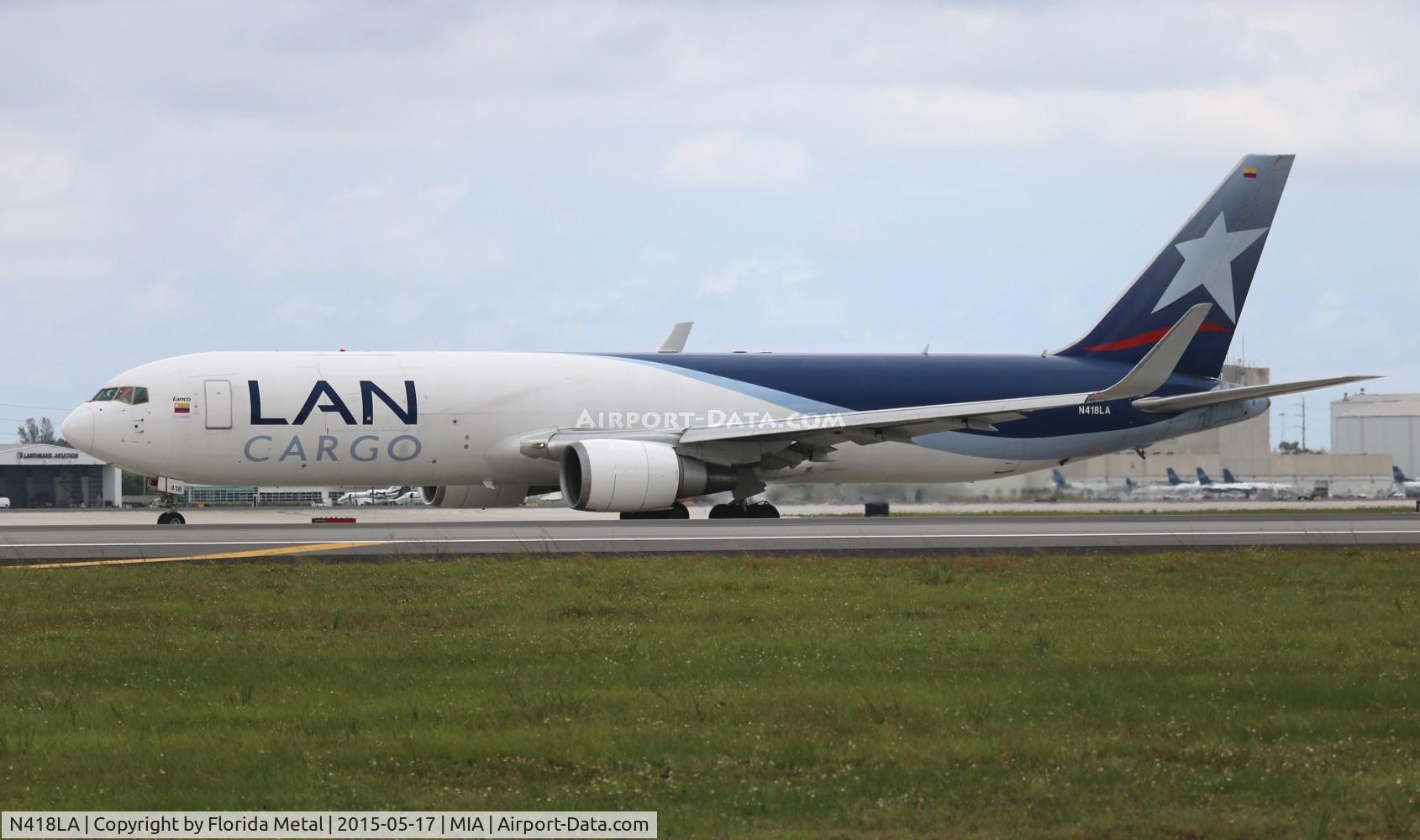 N418LA, 2005 Boeing 767-316F C/N 34246, LAN Cargo