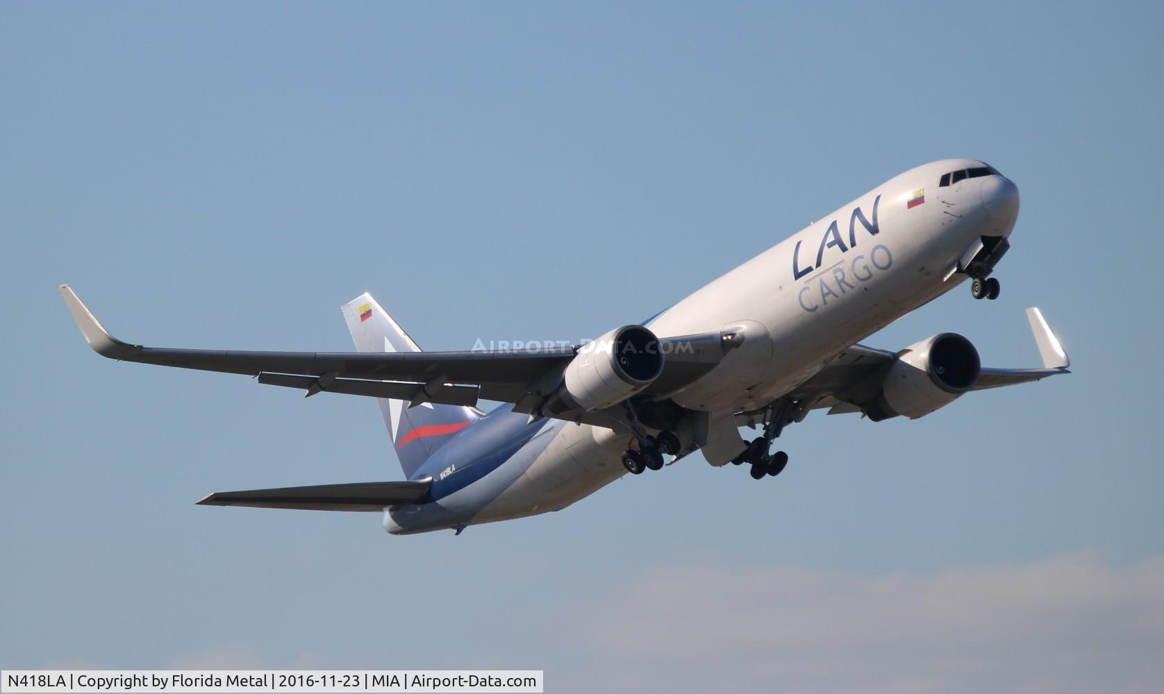 N418LA, 2005 Boeing 767-316F C/N 34246, LAN Cargo