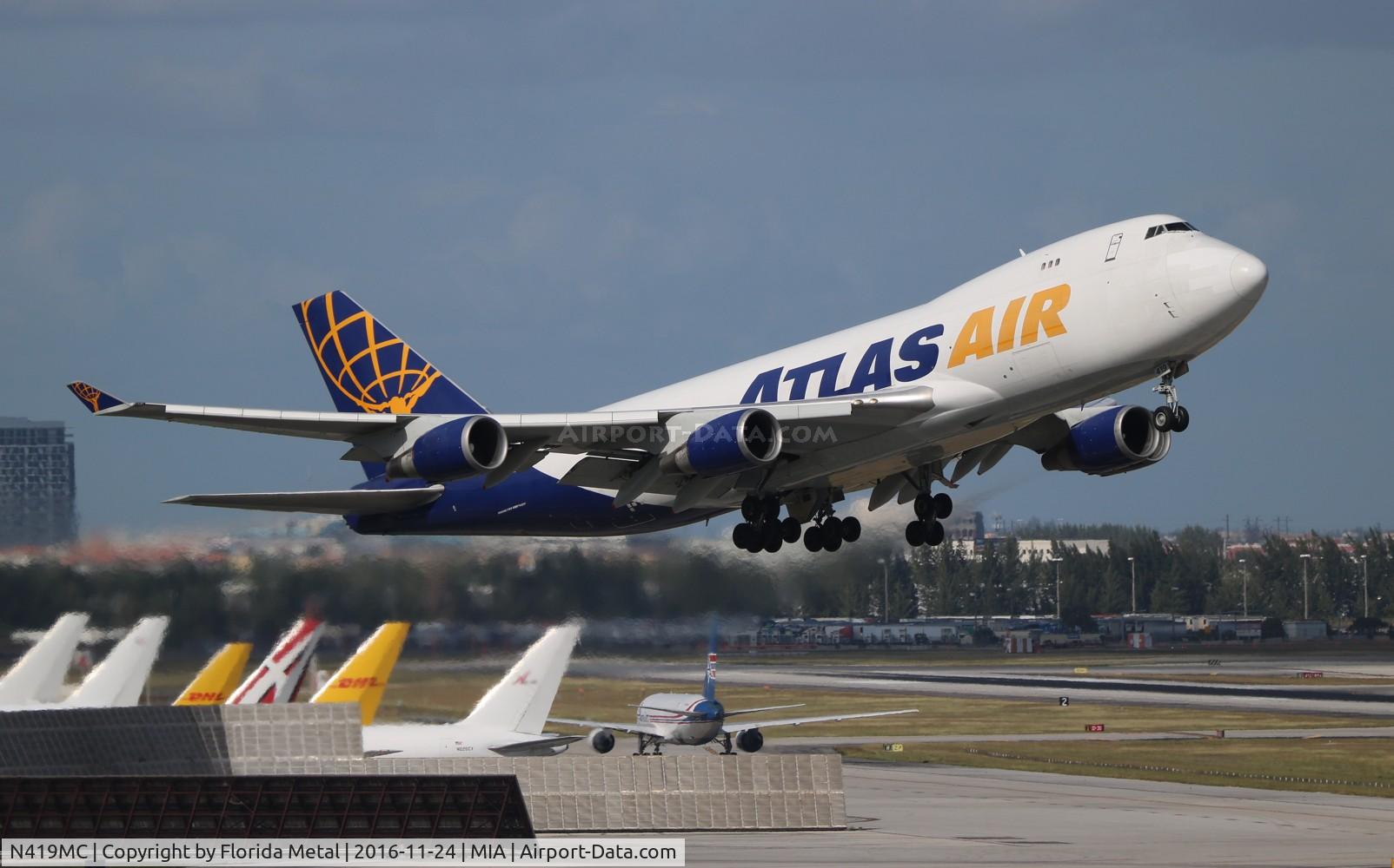 N419MC, 1996 Boeing 747-48EF C/N 28367, Atlas Air