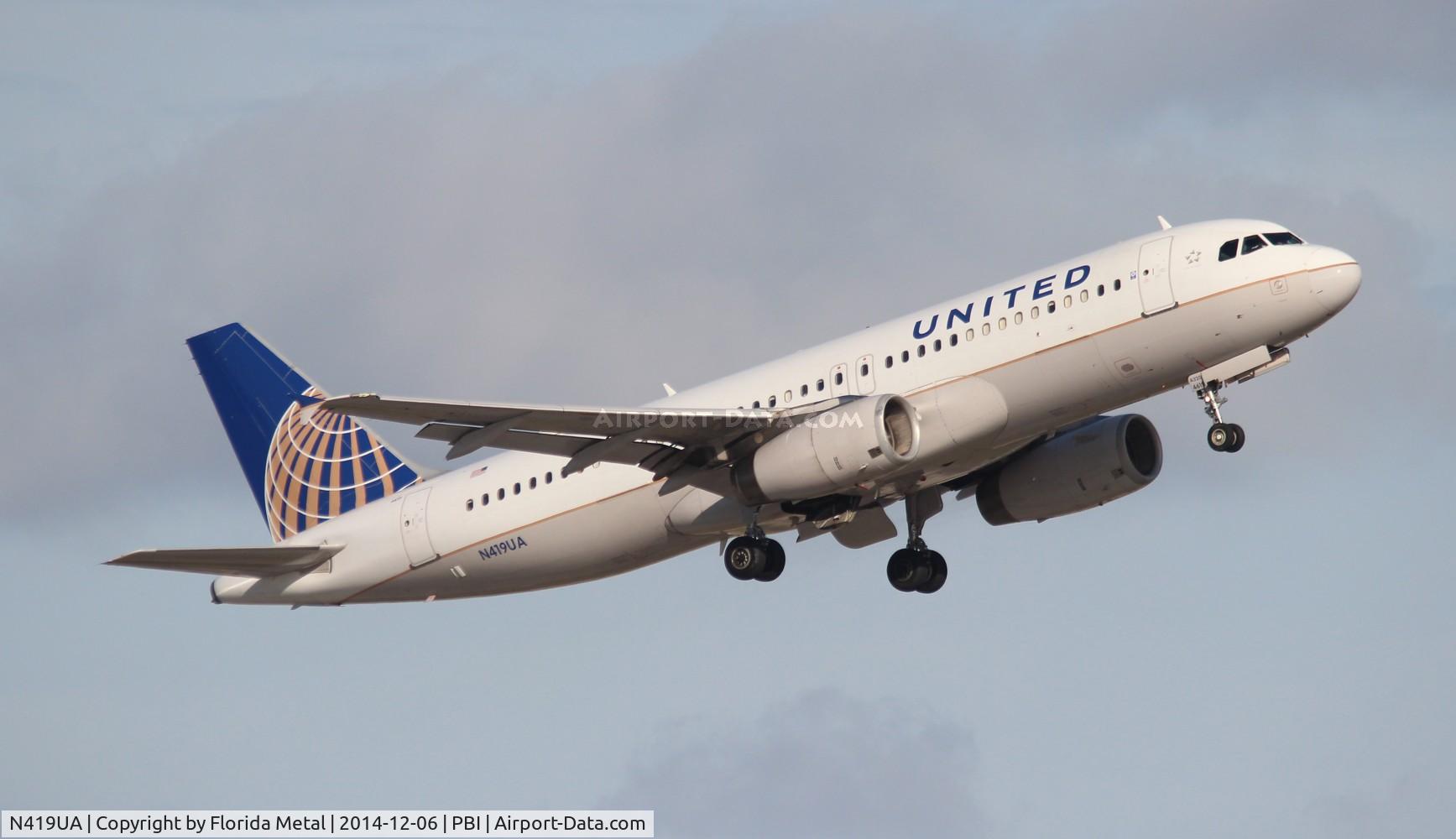 N419UA, 1994 Airbus A320-232 C/N 487, United
